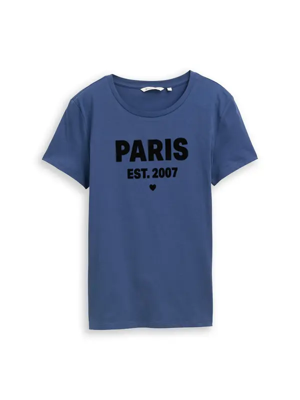 Tom Tailor TOM TAILOR DENIM Majica  tamno plava / crna