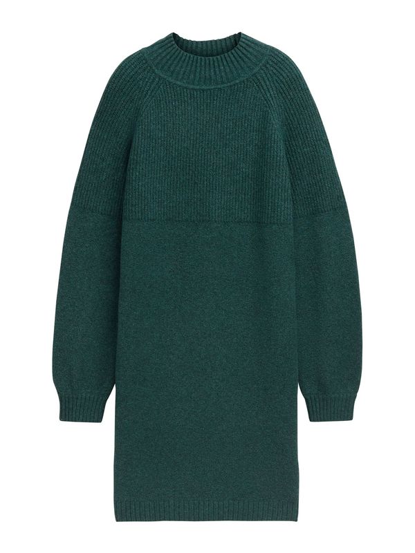 TOM TAILOR DENIM TOM TAILOR DENIM Pletena haljina  smaragdno zelena