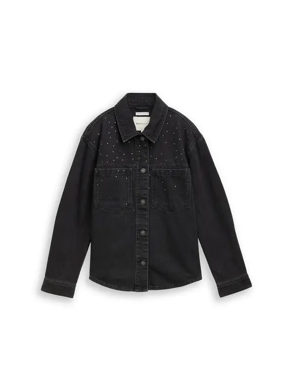 Tom Tailor TOM TAILOR DENIM Prijelazna jakna  crni traper