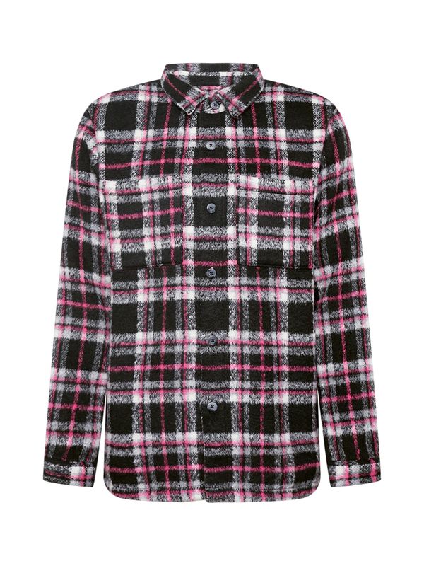 TOM TAILOR DENIM TOM TAILOR DENIM Prijelazna jakna  siva / roza / crna / bijela