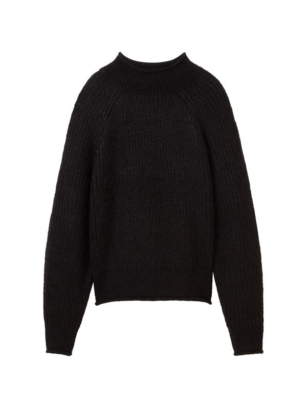 TOM TAILOR DENIM TOM TAILOR DENIM Pulover  crna