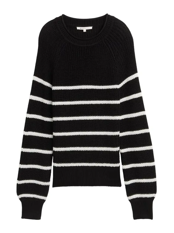 Tom Tailor TOM TAILOR DENIM Pulover  crna / bijela