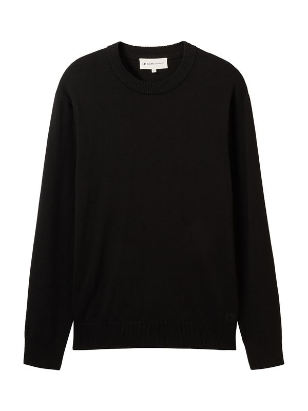 TOM TAILOR DENIM TOM TAILOR DENIM Pulover  crna