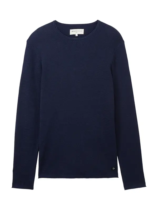TOM TAILOR DENIM TOM TAILOR DENIM Pulover  morsko plava