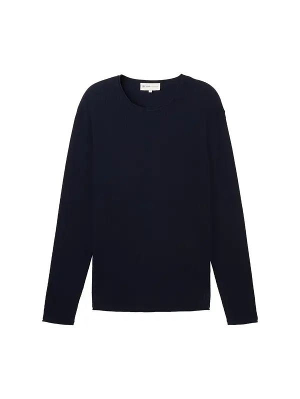 TOM TAILOR DENIM TOM TAILOR DENIM Pulover  morsko plava