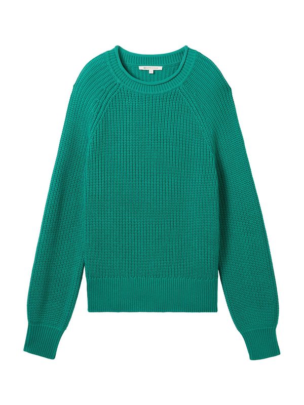 TOM TAILOR DENIM TOM TAILOR DENIM Pulover  smaragdno zelena