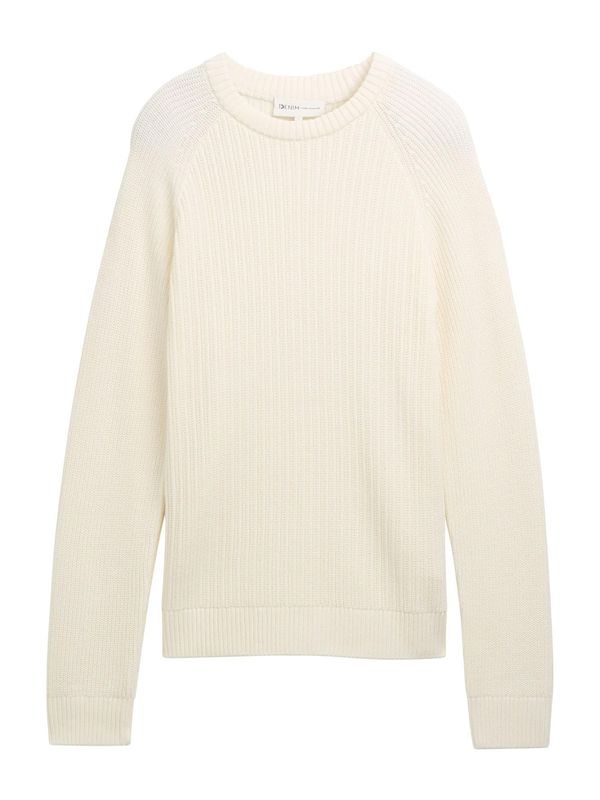 TOM TAILOR DENIM TOM TAILOR DENIM Pulover  vuneno bijela