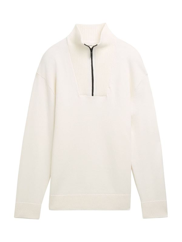 TOM TAILOR DENIM TOM TAILOR DENIM Pulover  vuneno bijela