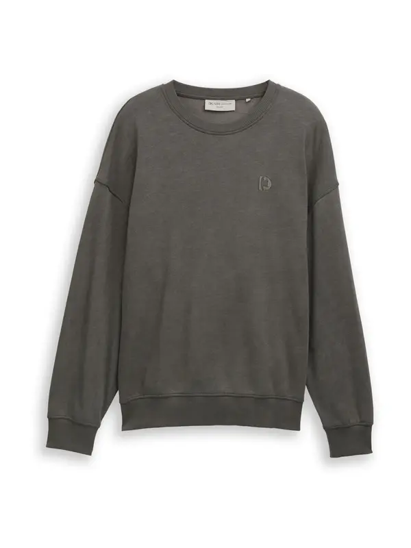 TOM TAILOR DENIM TOM TAILOR DENIM Sweater majica  crna