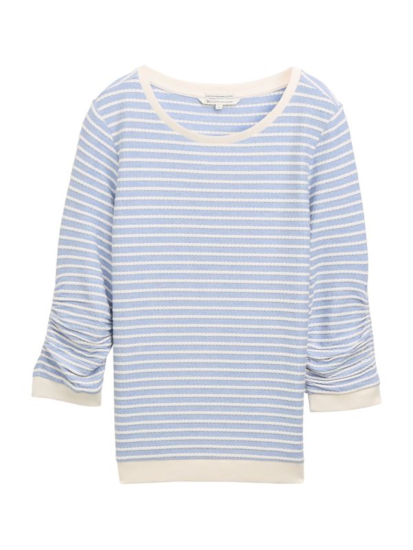 TOM TAILOR DENIM TOM TAILOR DENIM Sweater majica  opal / prljavo bijela