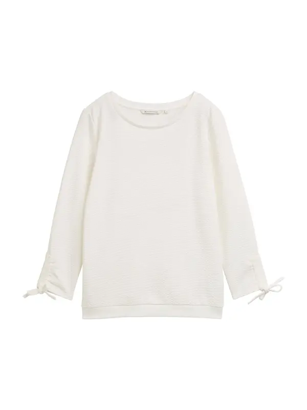 TOM TAILOR DENIM TOM TAILOR DENIM Sweater majica  prljavo bijela