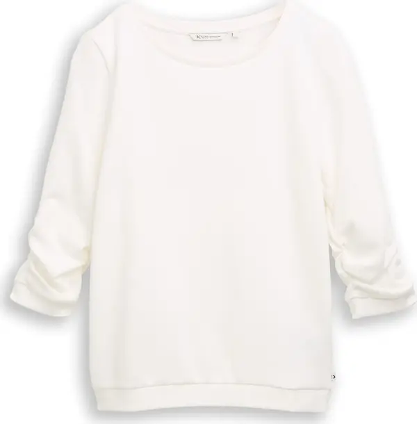 Tom Tailor TOM TAILOR DENIM Sweater majica  prljavo bijela