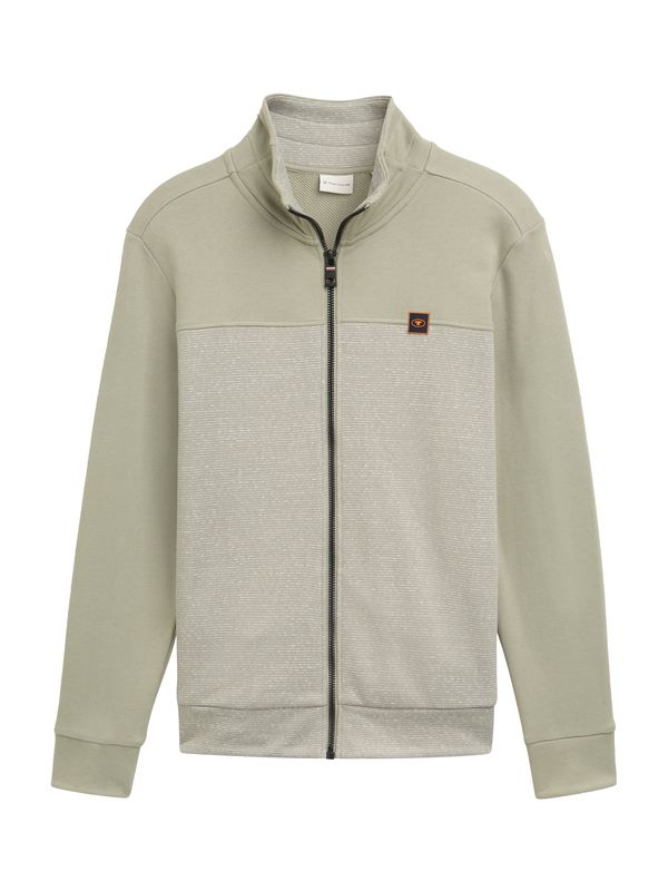 TOM TAILOR TOM TAILOR Gornji dio trenirke  pastelno zelena / bijela