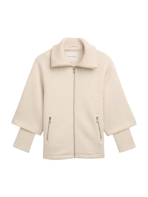 TOM TAILOR TOM TAILOR Gornji dio trenirke  pijesak