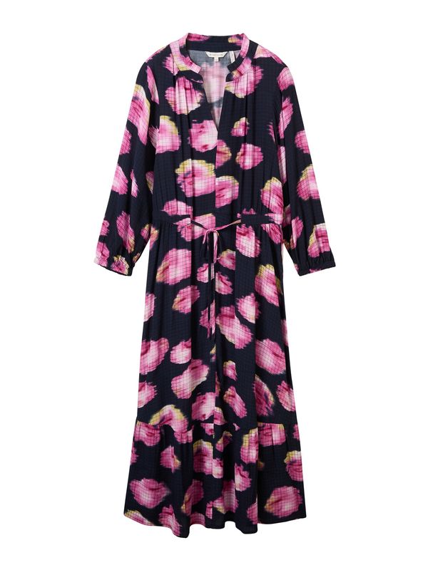 TOM TAILOR TOM TAILOR Haljina  morsko plava / žuta / ružičasta / crna