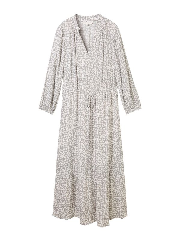 TOM TAILOR TOM TAILOR Haljina  siva / bijela