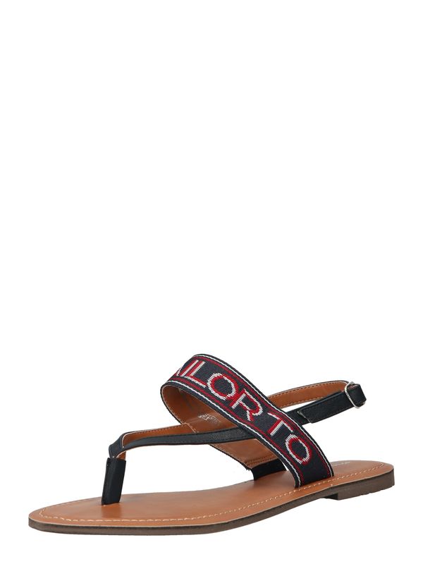 TOM TAILOR TOM TAILOR Japanke  mornarsko plava / crvena / bijela