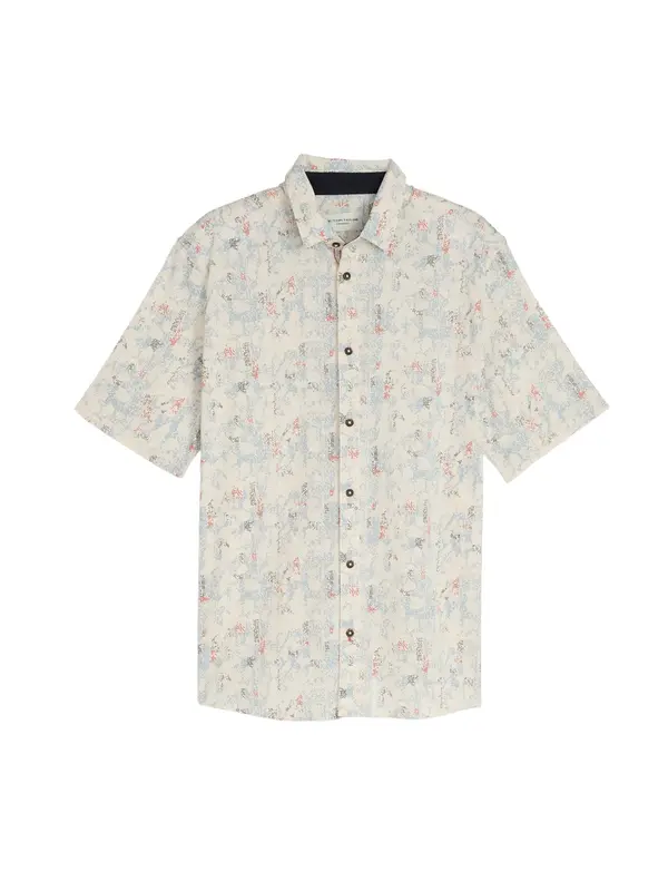 TOM TAILOR TOM TAILOR Košulja  opal / kameno siva / crvena / crna