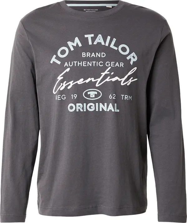 Tom Tailor TOM TAILOR Majica  azur / siva / bijela