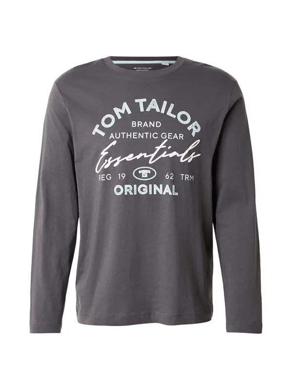 TOM TAILOR TOM TAILOR Majica  azur / siva / bijela