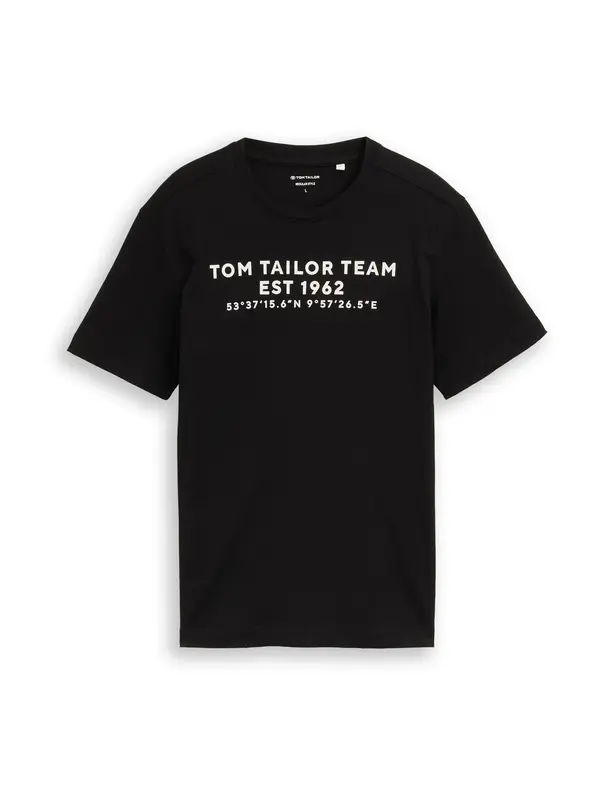 TOM TAILOR TOM TAILOR Majica  crna / bijela