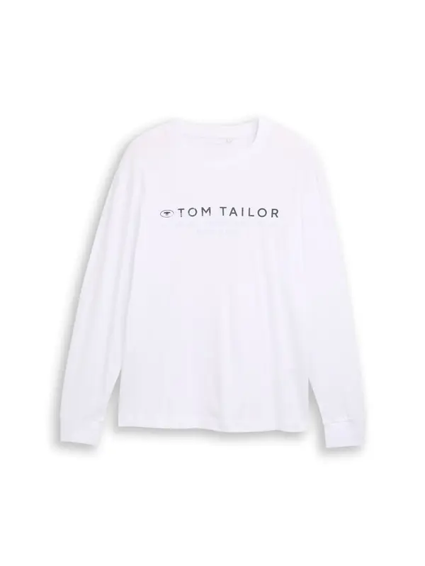 Tom Tailor TOM TAILOR Majica  crna / bijela