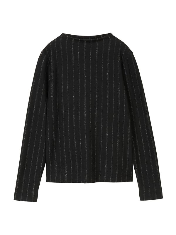 TOM TAILOR TOM TAILOR Majica  crna / srebro