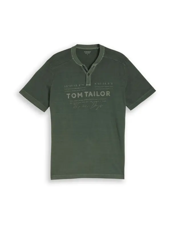 TOM TAILOR TOM TAILOR Majica  kaki / tamno zelena