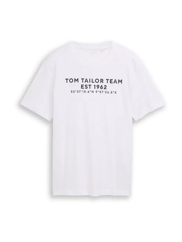 Tom Tailor TOM TAILOR Majica  mornarsko plava / bijela