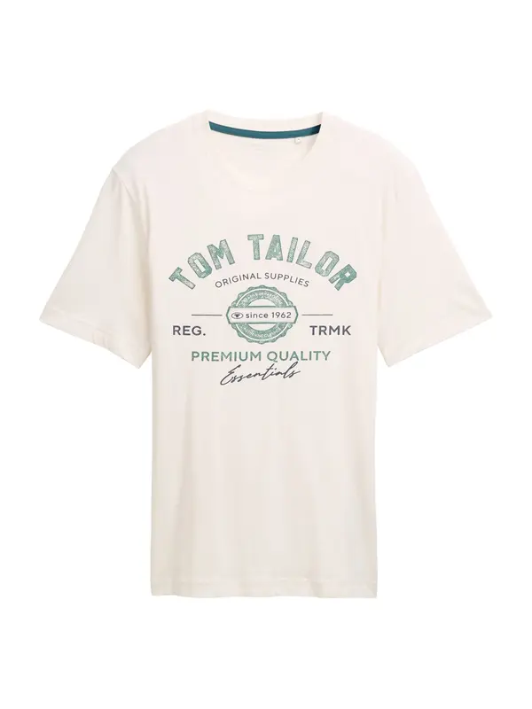 TOM TAILOR TOM TAILOR Majica  mornarsko plava / kraljevski zelena / bijela
