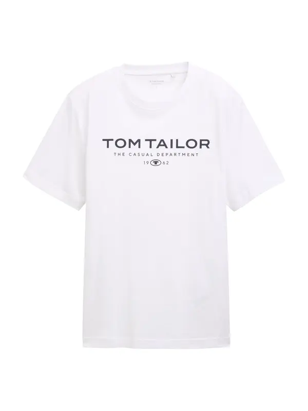 TOM TAILOR TOM TAILOR Majica  morsko plava / bijela