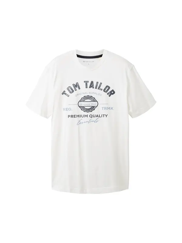 Tom Tailor TOM TAILOR Majica  morsko plava / svijetloplava / bijela