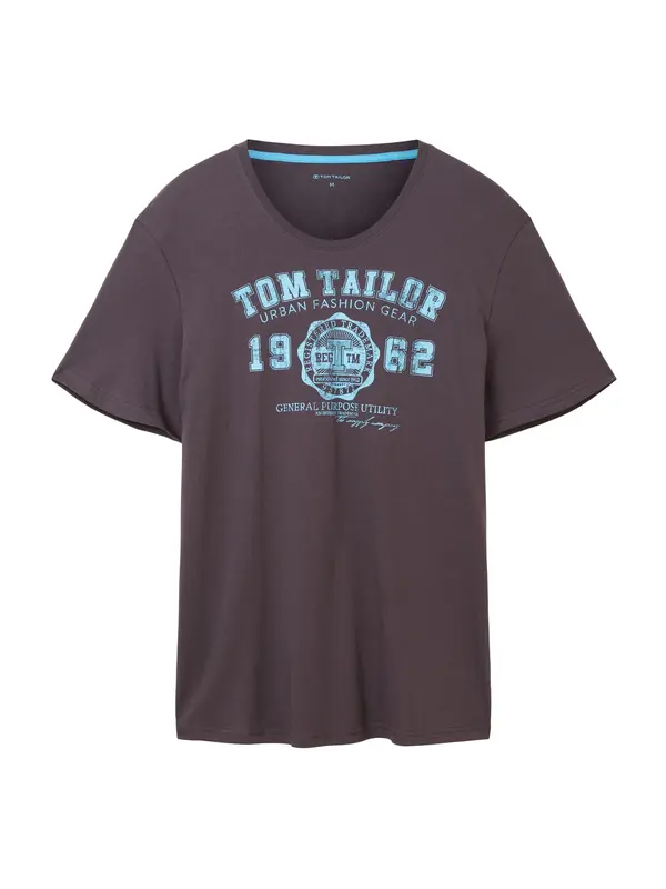 Tom Tailor TOM TAILOR Majica  nebesko plava / grafit siva