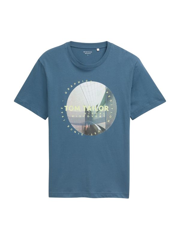 TOM TAILOR TOM TAILOR Majica  opal / svijetlosiva / smaragdno zelena / pastelno zelena