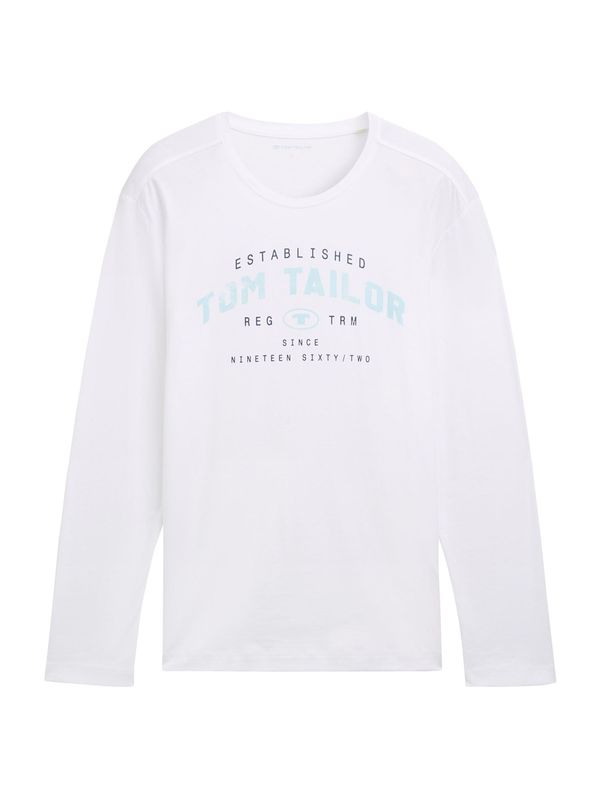 TOM TAILOR TOM TAILOR Majica  pastelno plava / crna / bijela