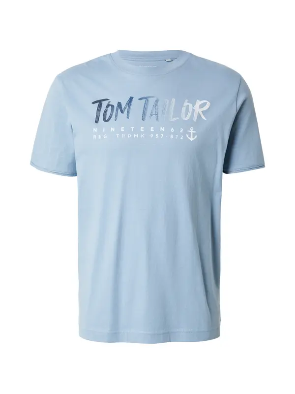 TOM TAILOR TOM TAILOR Majica  pastelno plava / svijetloplava / tamno plava / bijela
