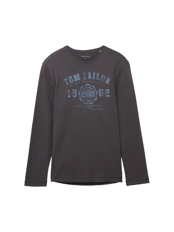 Tom Tailor TOM TAILOR Majica  plava / grafit siva