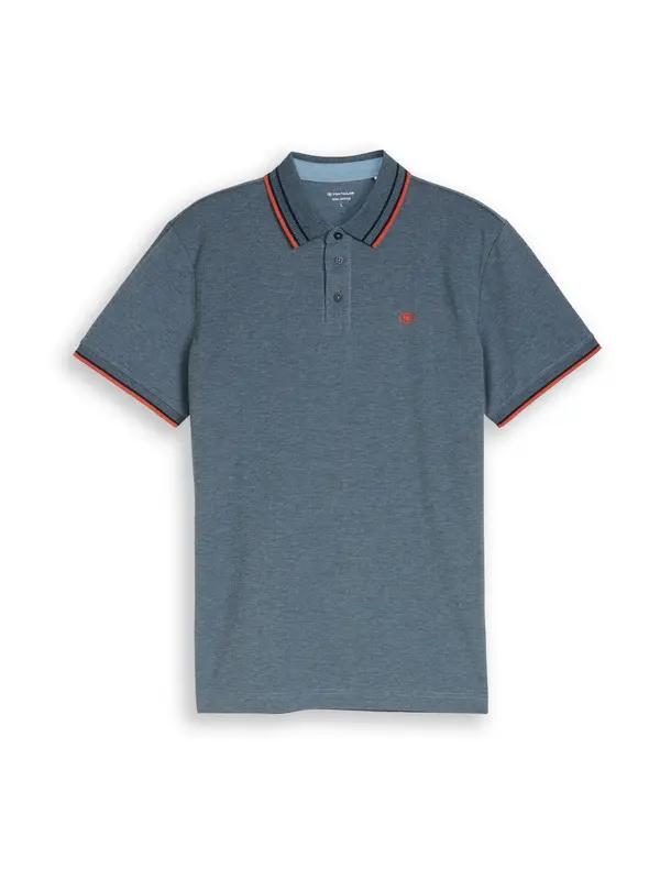 Tom Tailor TOM TAILOR Majica  plava melange / svijetlocrvena