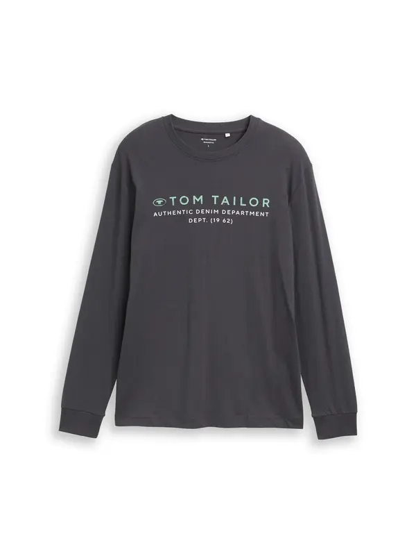Tom Tailor TOM TAILOR Majica  siva / zelena / bijela