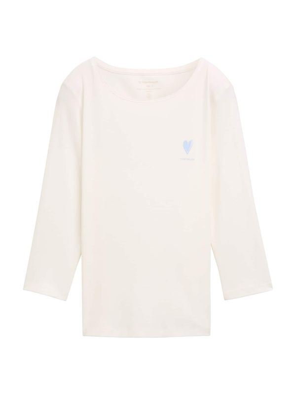 TOM TAILOR TOM TAILOR Majica  svijetloplava / bijela