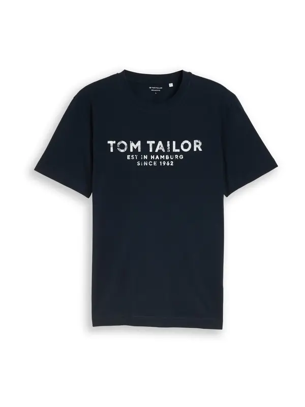 Tom Tailor TOM TAILOR Majica  tamno plava / bijela