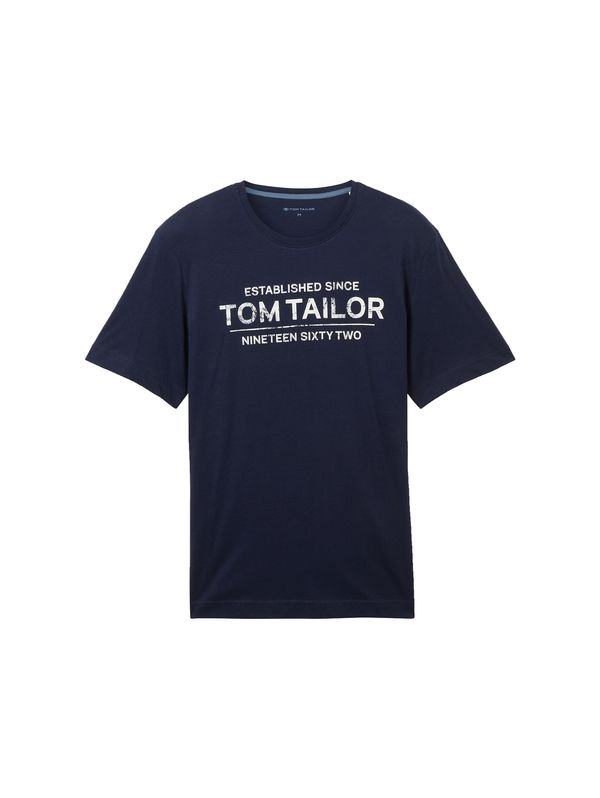 TOM TAILOR TOM TAILOR Majica  tamno plava / bijela