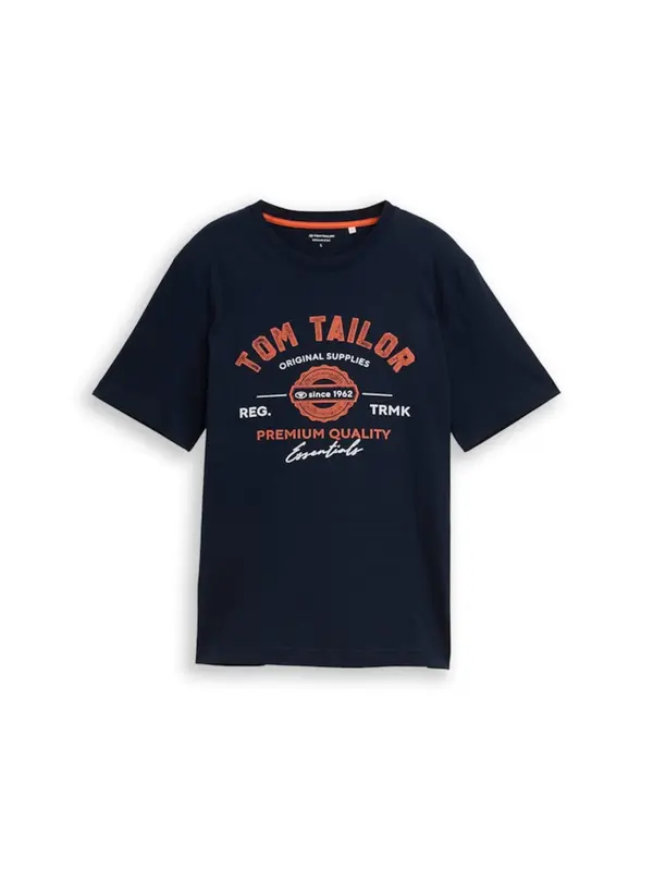 TOM TAILOR TOM TAILOR Majica  tamno plava / crvena / bijela