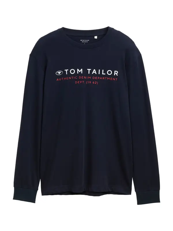 TOM TAILOR TOM TAILOR Majica  tamno plava / crvena / bijela