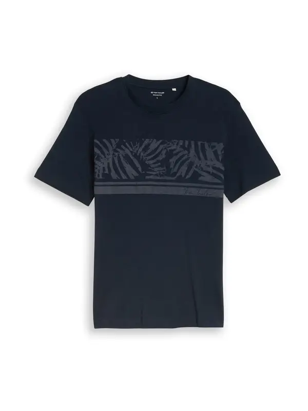 TOM TAILOR TOM TAILOR Majica  tamno plava / kameno siva