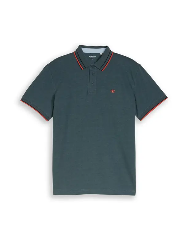 TOM TAILOR TOM TAILOR Majica  tamno zelena / crvena