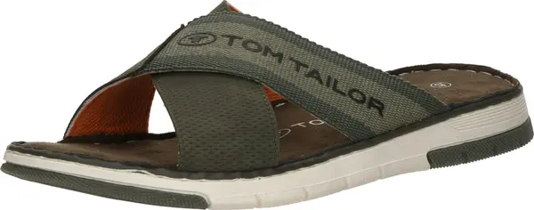 Tom Tailor TOM TAILOR Natikače s potpeticom  maslinasta / tamno zelena