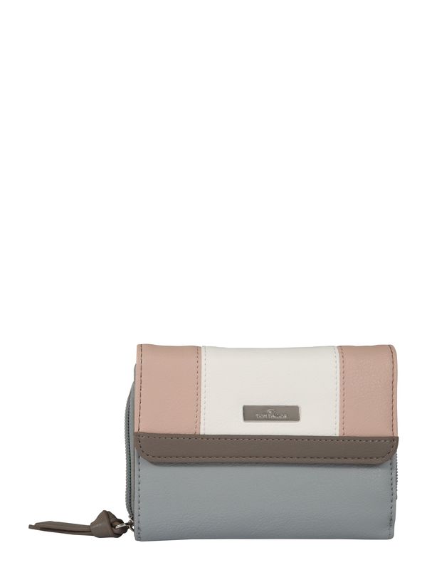 TOM TAILOR TOM TAILOR Novčanik 'Juna'  sivkasto plava / rosé / bijela