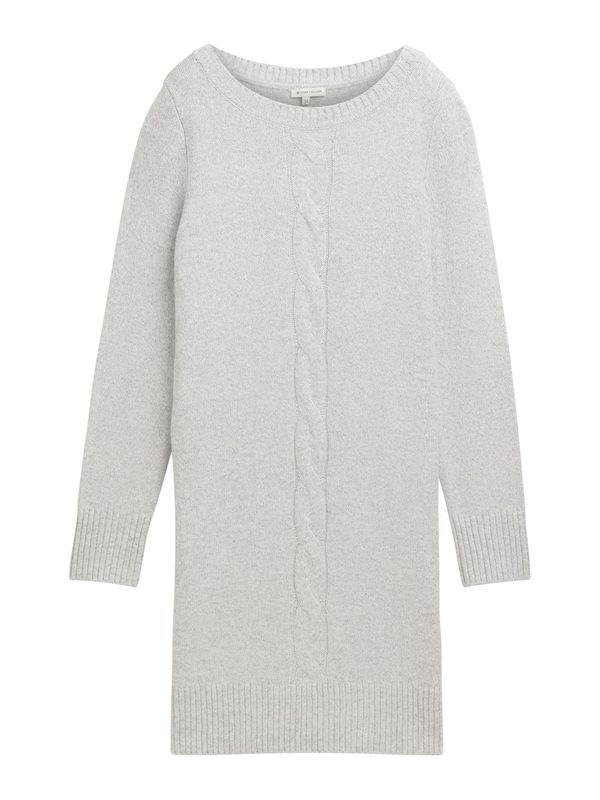 TOM TAILOR TOM TAILOR Pletena haljina  siva melange