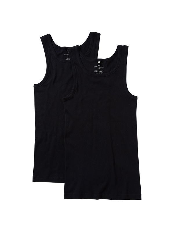 TOM TAILOR TOM TAILOR Potkošulja  crna